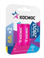 Аккумулятор AA/R6 NI-MN 2800мА.ч BP-2 (блист.2шт) Космос KOCAA/R6NIMH2800MAH2BL