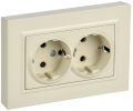 РОЗЕТКИ, ВЫКЛЮЧАТЕЛИ С/П BRITE БЕЖЕВЫЙ (ИЭК )