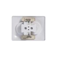 Розетка 2-м СП Glossa 16А IP20 без заземл. бел. SchE GSL000120