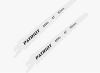 Полотно пильное "PATRIOT" по дереву для сабельной пилы 152*19*1.27мм*6Т, 2шт