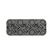 Розетка 3-м ОП Quteo 16А IP20 250В 3х2P+E с заземл. защ. шторки сл. кость Leg 782268