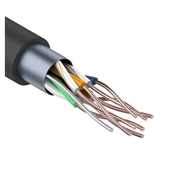 Кабель FTP 4х2х24AWG кат.5е медь наружн. прокл. бухта (м) Rexant 01-0146