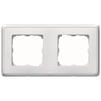 РАМКА 2-я  (LEGRAND CARIVA) белая (773652)