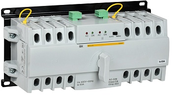 Устройство АВР модульное 63А "ИЭК"  (АВР-2 LITE) (MAT20-063)