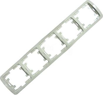 Рамка горизонтальная 5-ая (белая)  (Makel) (22059)