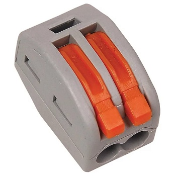 КЛЕММНИК  2х2,5 "ИЭК"/"Smartbuy" с рычажком (UKZ-001-412)/(SBE-cwcc-2)