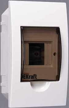Корпус пластиковый встраиваемый 4мод. ЩРВ-П-4 22х13х9 IP41 SchE 31001DEK