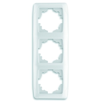 Рамка  вертикальная 3-ая (белая) (VIKO) (90571003)