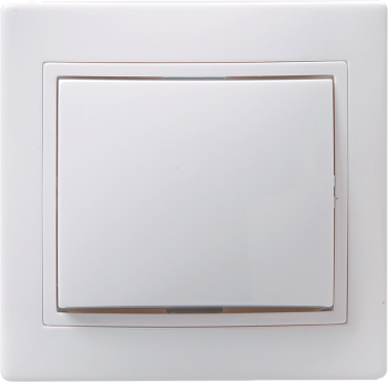 Выключатель проходной 1-кл. СП Кварта 10А IP20 ВСп10-1-0-КБ бел. IEK EVK12-K01-10-DM