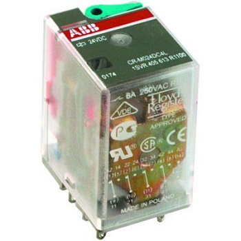 Реле CR-M024DC4L 24B DC 4ПК (6A) ABB 1SVR405613R1100