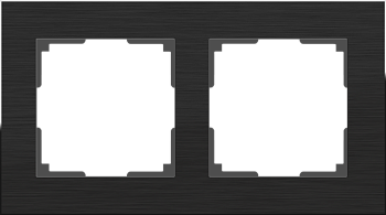 Рамка 2-я (WERKEL) (черный алюминий) (WL11-Frame-02)