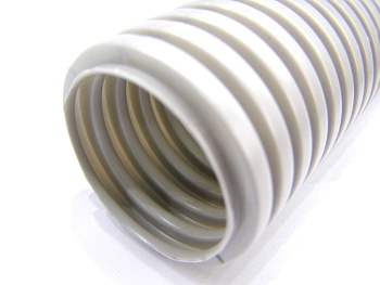 Труба гофрированная ПВХ d63мм с протяжкой сер. (уп.15м) IEK CTG20-63-K41-015I