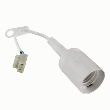 Патрон E27 подвесной белый  с клеммной колодкой  UNIVersal 1351