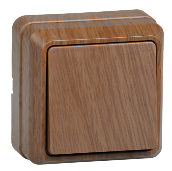 Выключатель 1-кл. ОП Октава 10А IP20 ВС20-1-0-ОД дуб IEK EVO10-K04-10-DC