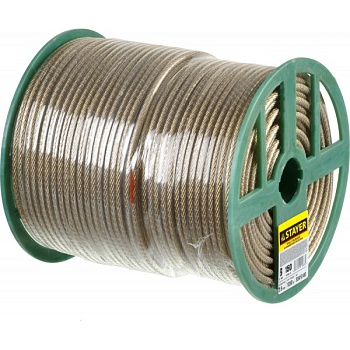 Трос  D6,0 "STAYER" в оболочке (30410-60)