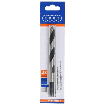 Сверло "PATRIOT" спиральное  по дереву  9мм. W-образная заточка (815010076)